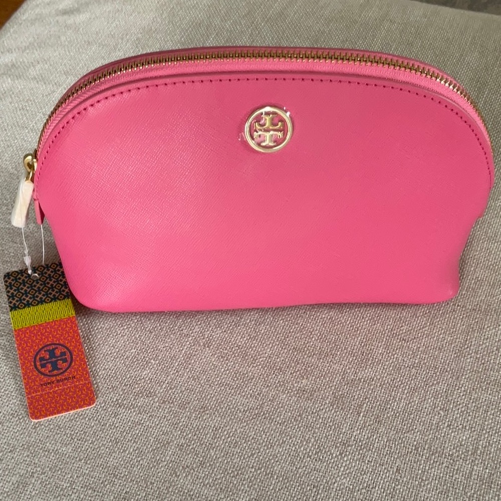Tory Burch Robinson Makeup Bag - Picture 1 of 9